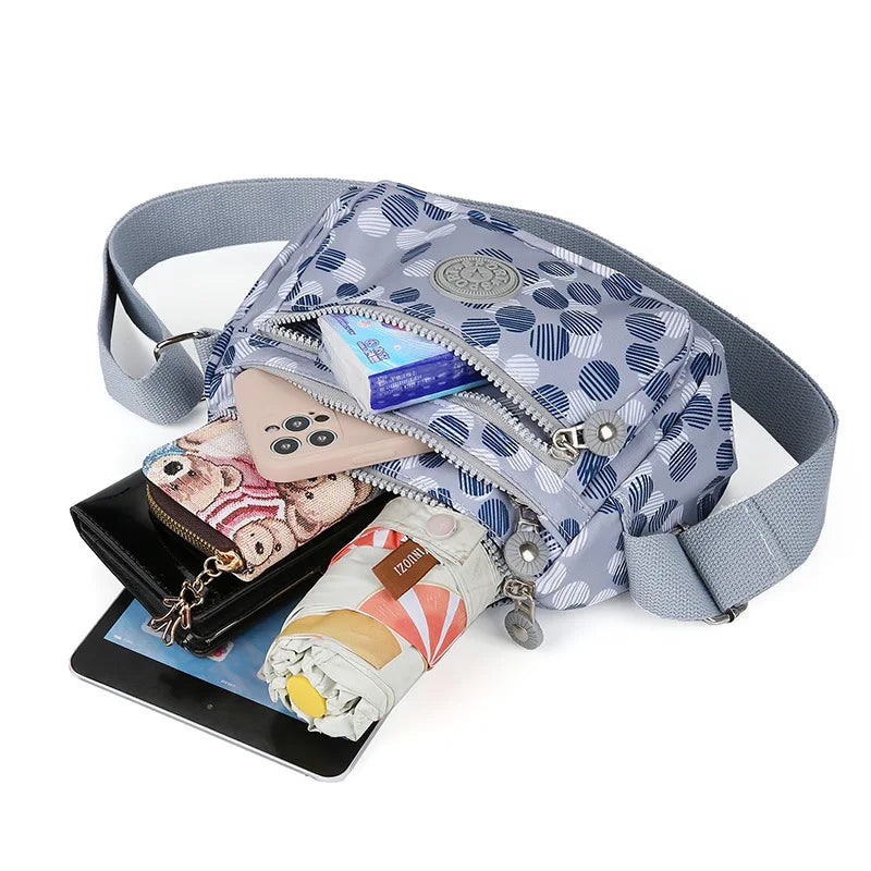 Women's Multilayer Shoulder Bag Crossbody Handbag
