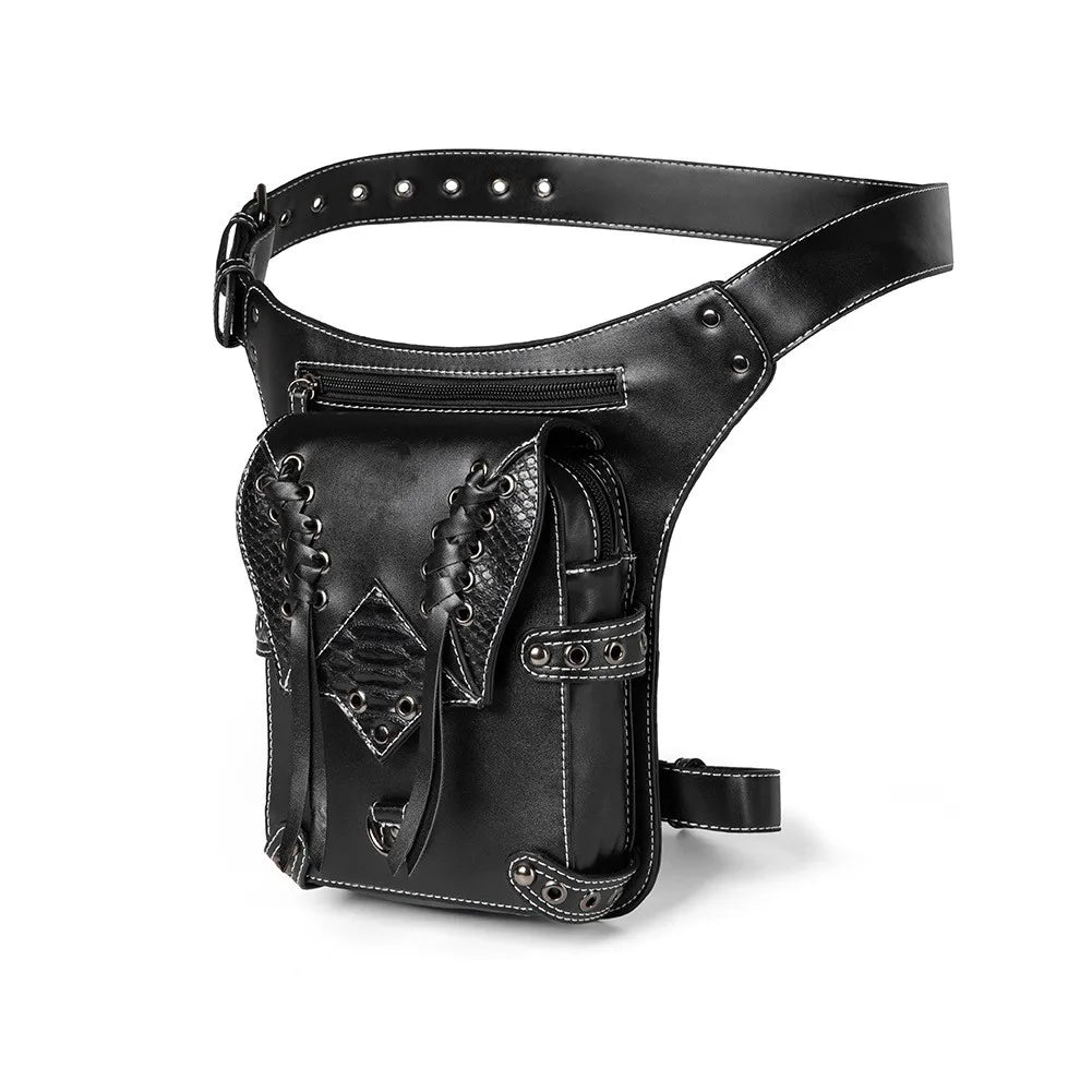 Steampunk Waist Bag Retro Style Outdoor Single Shoulder Messenger Bag