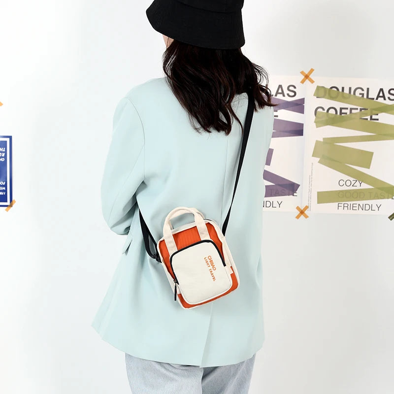 Summer Women's Messenger Bag Nylon Crossbody Small Shoulder Bag