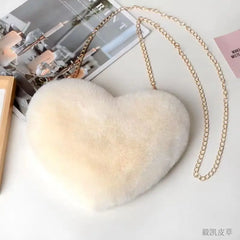 Plush Shopper Purses Female Handbag Mobile Phone Bag