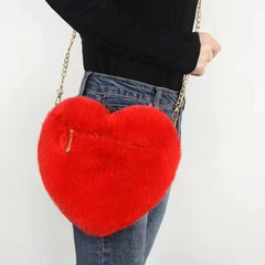 Plush Shopper Purses Female Handbag Mobile Phone Bag