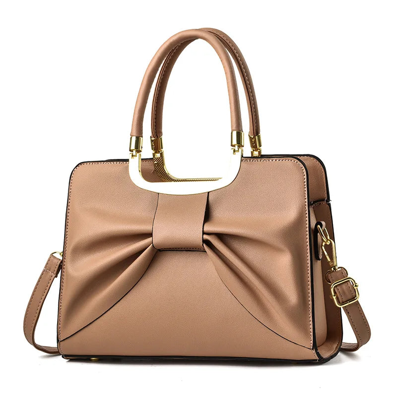Bow Women's Handbags Large-capacity Mother Shoulder Bag