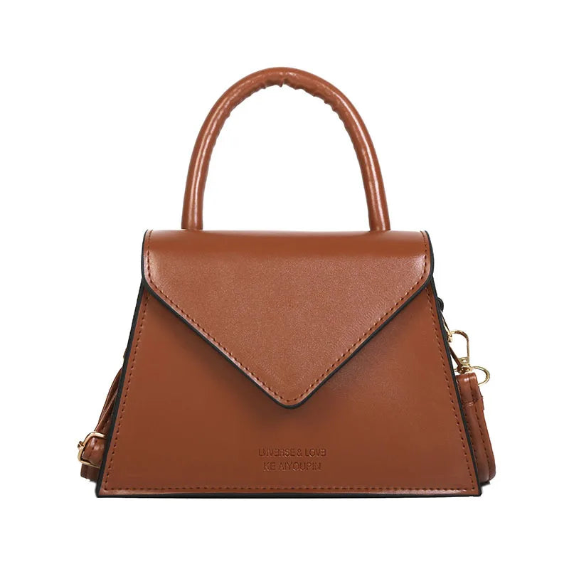 Women's Shoulder Bag PU Leather Small Solid Diagonal Bag