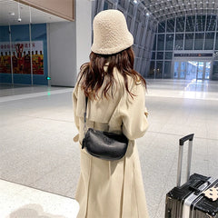 Women's Messenger Bags Leather Shoulder High Korea Bags