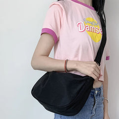 Women's Bags Artistic Shoulder Plain Cross-body Dumpling Clear Commuter College
