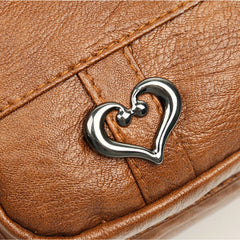 Autumn Retro Leather Shoulder Bag Large Capacity Messenger Bag