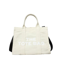 Casual Large Capacity Tote Bag Canvas Shoulder Bag Ladies Crossbody Bags