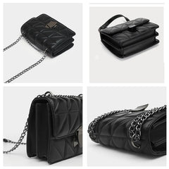 Women's High Level Classic Tote Bag with Shoulder Chains