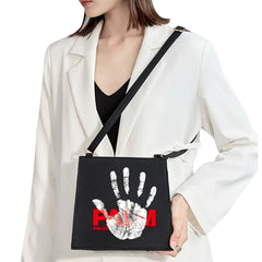 Women's Hand Pattern Printing Shoulder Bag