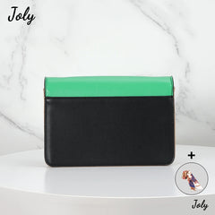 Women's Patchwork Flap Shoulder Bag Sling Bag