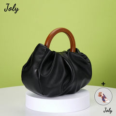 Cloud Shoulder Bag Pu Leather Top-handle Chain Bag