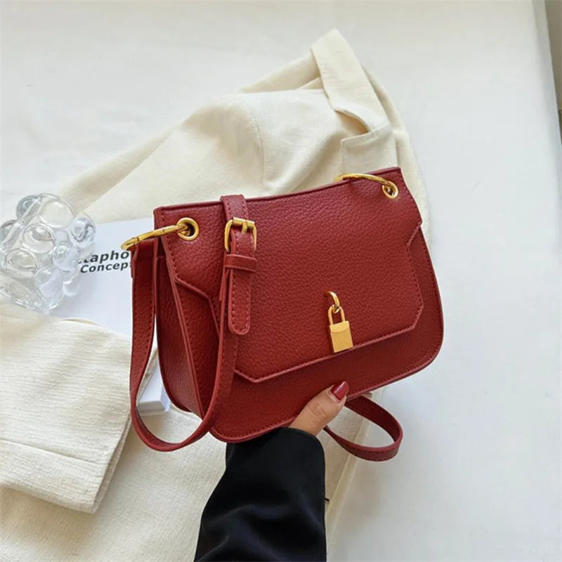Women's Crossbody Bag Sequined Handbag Hasp Shoulder Messenger Bag