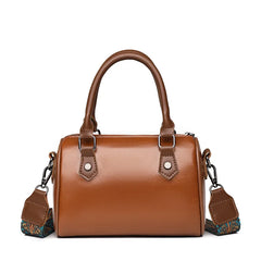 Retro Pillow Bag Lady Shoulder Strap Messenger Bag Brown Crossbody Bags