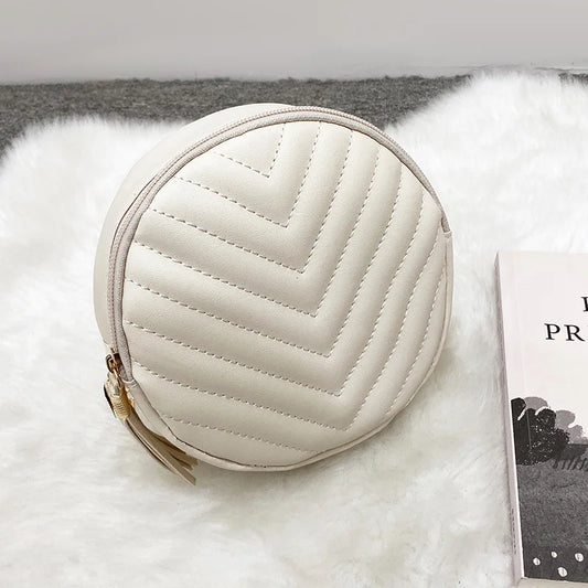 Women's Retro Mini Crossbody Bag Metal Chain Tassel Pendant