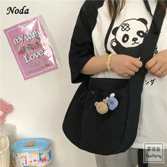 Canvas Shoulder Bag for Women, Net Red Messenger Mini Hand Bag