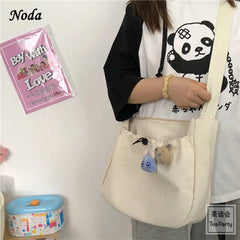 Canvas Shoulder Bag for Women, Net Red Messenger Mini Hand Bag