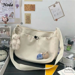 Canvas Shoulder Bag for Women, Net Red Messenger Mini Hand Bag