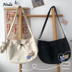 Canvas Shoulder Bag for Women, Net Red Messenger Mini Hand Bag