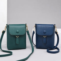 Small Shoulder Bag for Women with Smartphone Pouch
