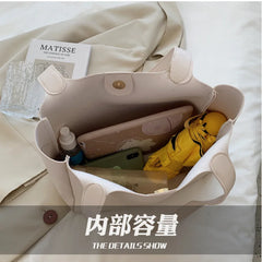 Women's Big Handbags Large Capacity PU Leather Tote Bag