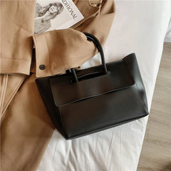 Women's High PU Leather Shoulder Bag Large Capacity Hand Bag