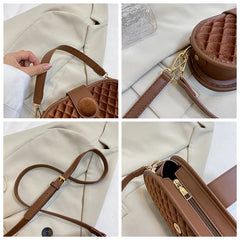 Velvet Crossbody Bag for Women Simple Handbag Ladies Shopper Flaps