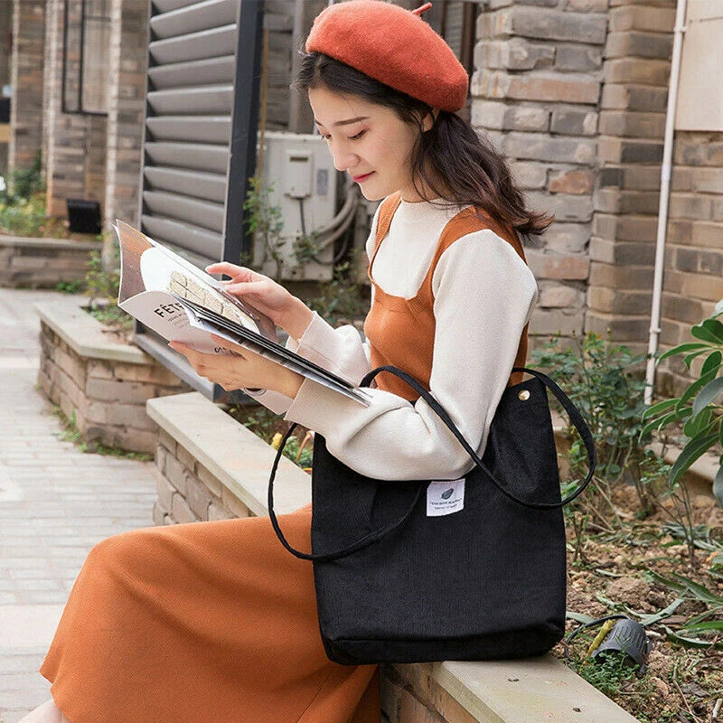Canvas Tote Large Capacity Handbag Shoulder Bag