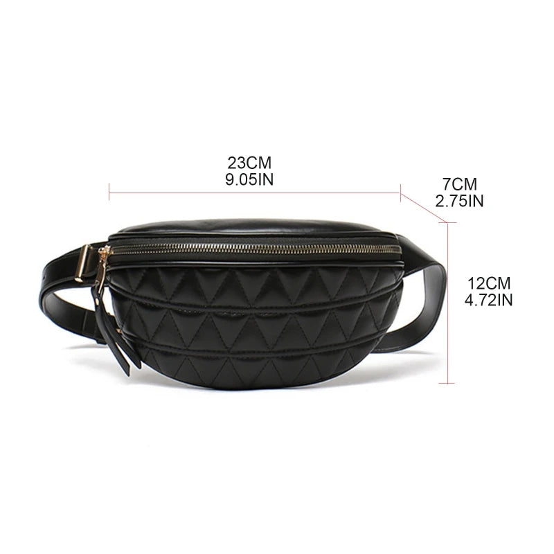 Women's Bum Bag Waist Bag Shoulder Bag Phone Pouch for Travel Hiking