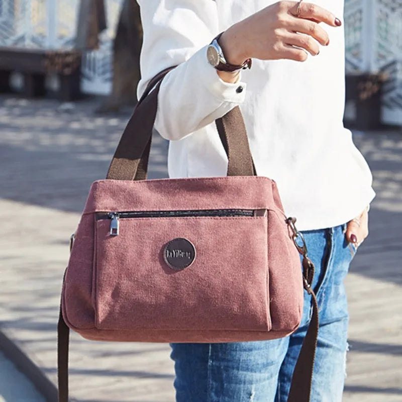 Harajuku Windsuit Canvas Handbag for Women