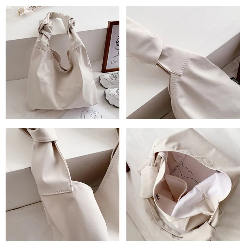 Women's Canvas Bag High Capacity Nylon Cloth Female Handbags