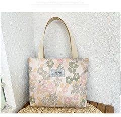 Women's Canvas Bag High-capacity Cosmetic Bag Lady Shoulder Bag