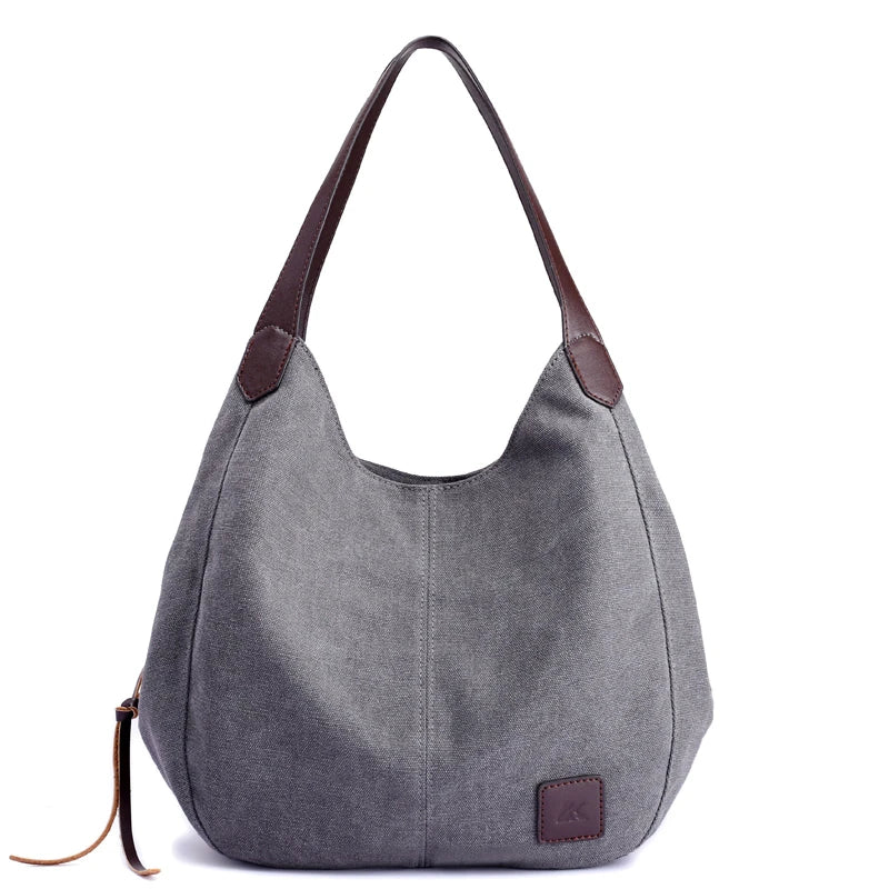Canvas Hobos Tote Messenger Bag Vintage Handbag