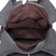 Canvas Hobos Tote Messenger Bag Vintage Handbag