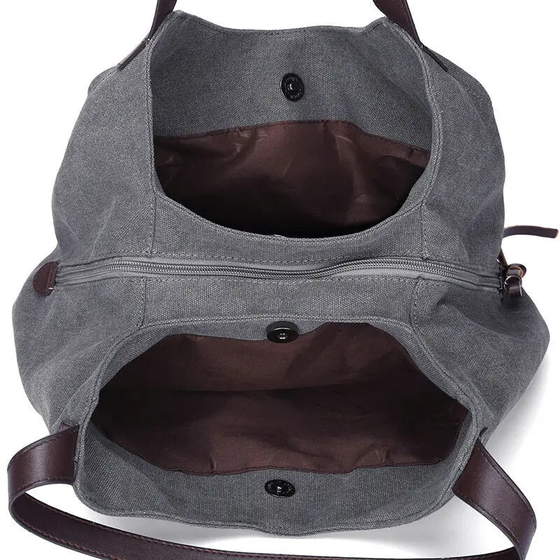 Canvas Hobos Tote Messenger Bag Vintage Handbag