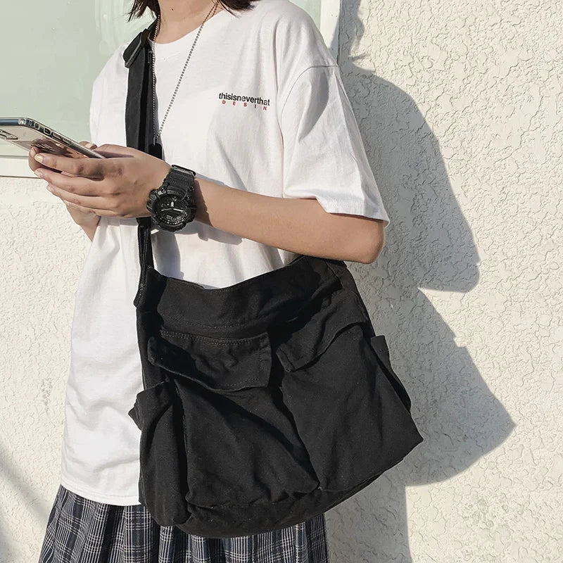 Women's Canvas Shoulder Bags Large Capacity Tote