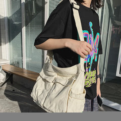 Women's Canvas Shoulder Bags Casual Large Capacity Tote