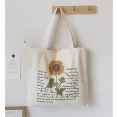 Women's Canvas Shoulder Shopper Bag Casual Large Tote Book Bags