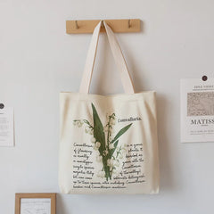 Women's Canvas Shoulder Shopper Bag Casual Large Tote Book Bags