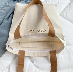 Canvas Shoulder Shopper Bag Eco Reusable Shopping Bag