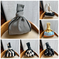 Women's Versatile Casual Bag Matching Knitted Handbag for Four Season