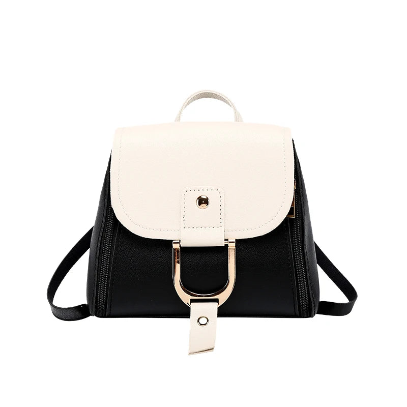 Women's Casual Cross body Bag, Patchwork Shoulder Bag Leather Satchel
