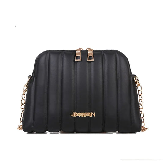 Women's Casual Shell Bag Chain Zipper Messenger Bags Shoulder Bag Tote Handbag C