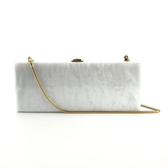 Women's Acrylic Box Clutch Bag Crossbody Messenger Shoulder Bag