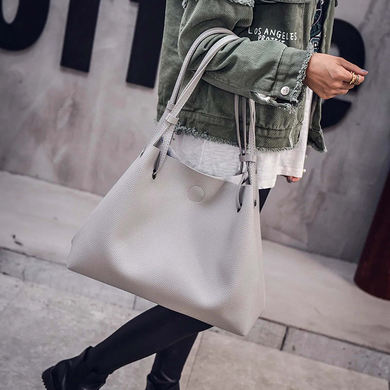 Women's Composite Flap Bag Daily Backpack