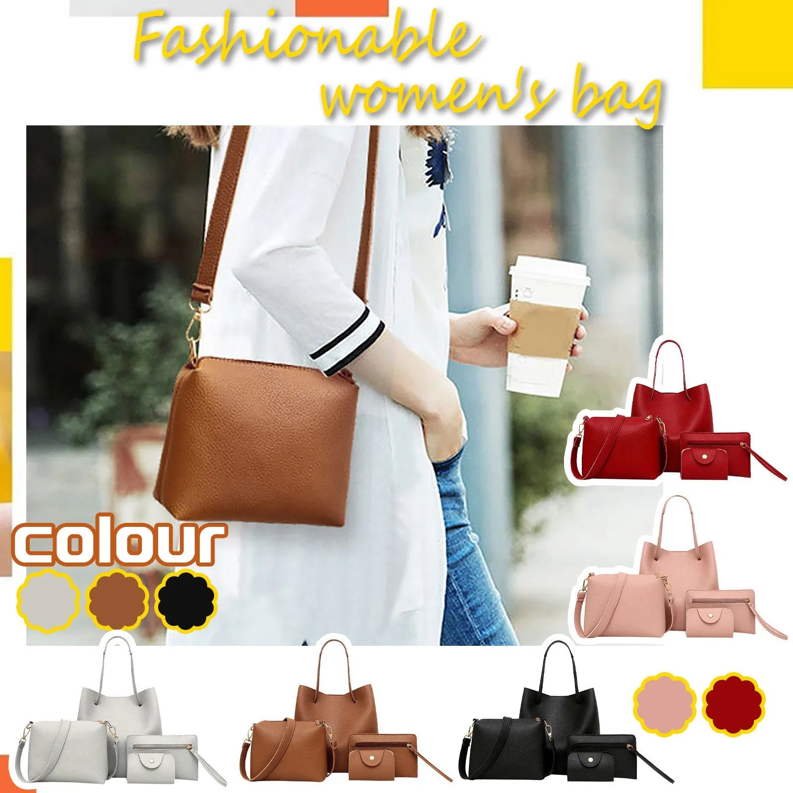 Women's Composite Flap Bag Daily Backpack