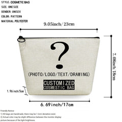 Pug Dog Print Makeup Bag Organizer Toiletry High Pencil Case