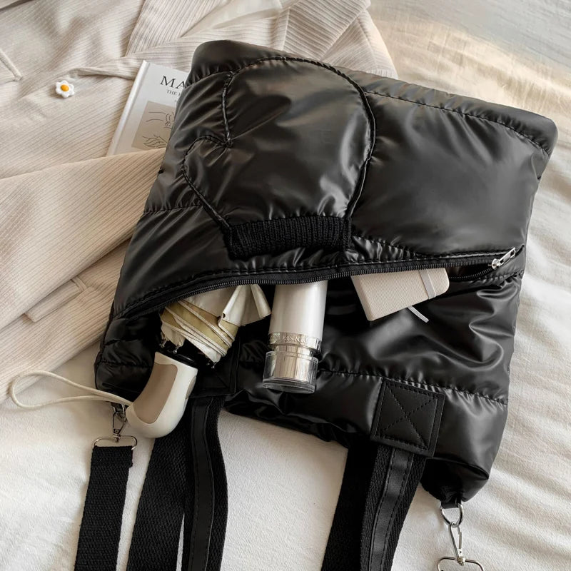 Women's Cotton Bag Autumn Winter Casual Female Bag Space Down Bag