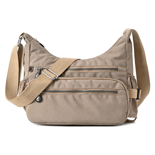 Women's Waterproof Nylon Crossbody Bag Shoulder Messenger Handbag