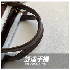 Women's Crossbody Bag Retro Solid Matte PU Leather Shoulder Bag