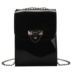 Clear Transparent Women's Crossbody Bag Chain Mini Purse Phone Pouch
